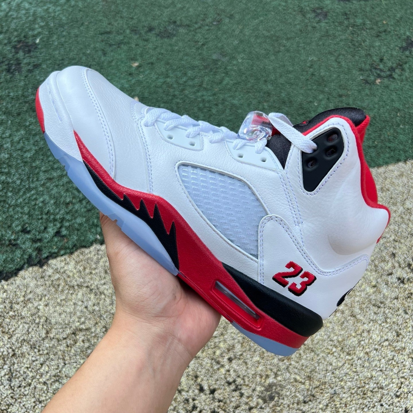 Air Jordan 5 “Fire Red Black Tongue”