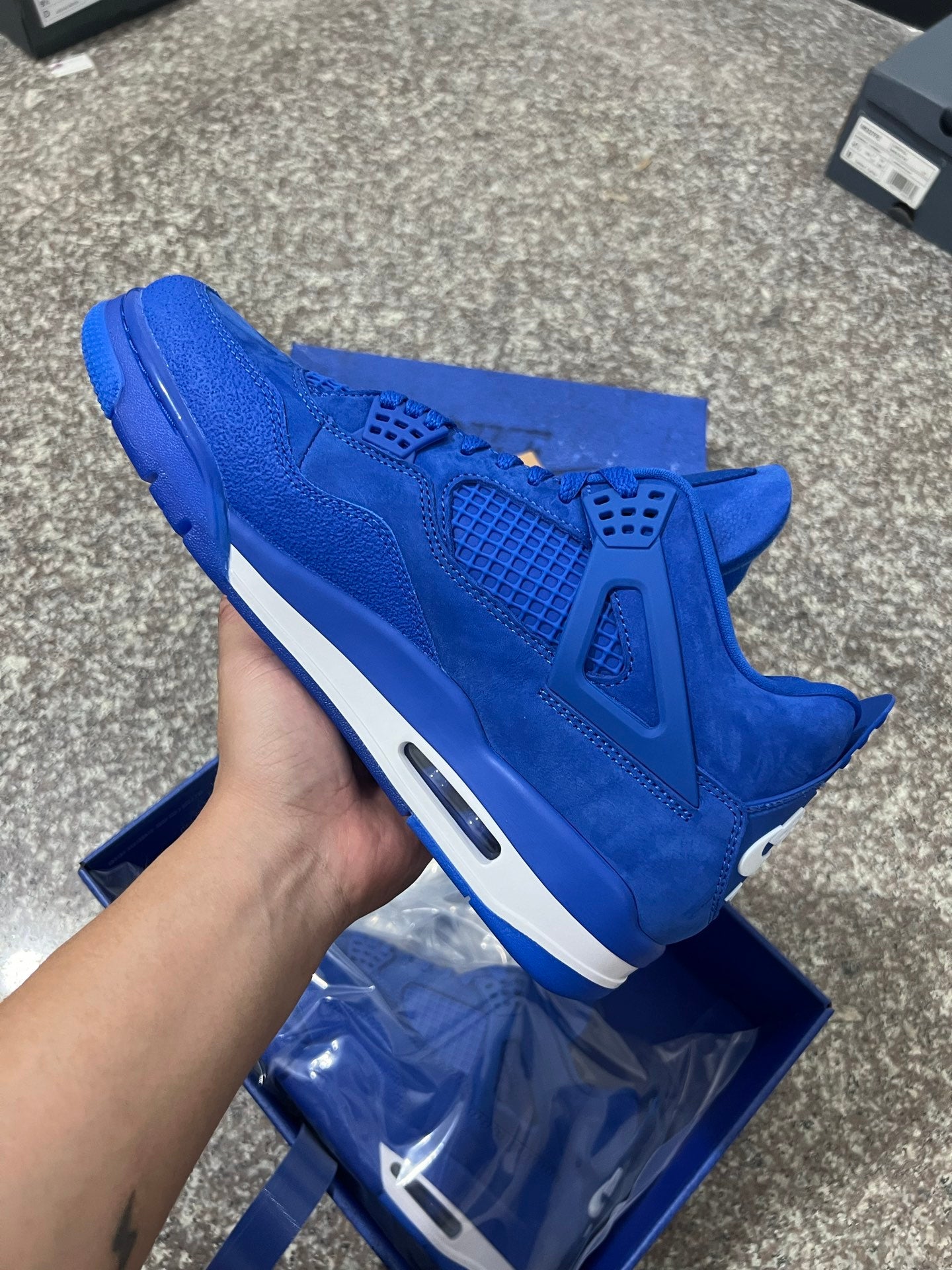 Air Jordan 4 Retro OG SP Nigel Sylvester Blue