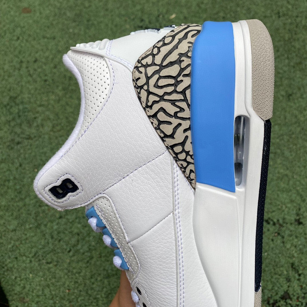 Air Jordan 3 white celeste