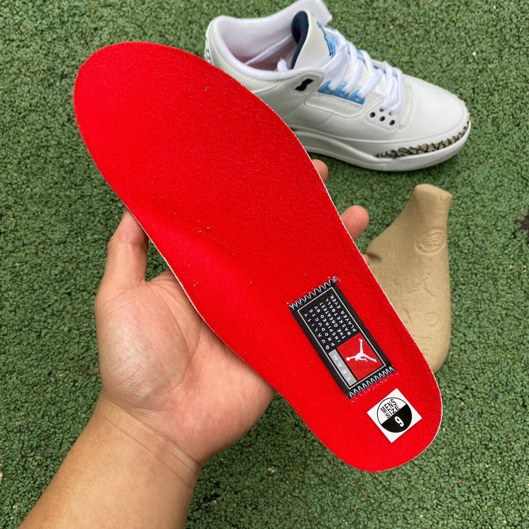 Air Jordan 3 white celeste