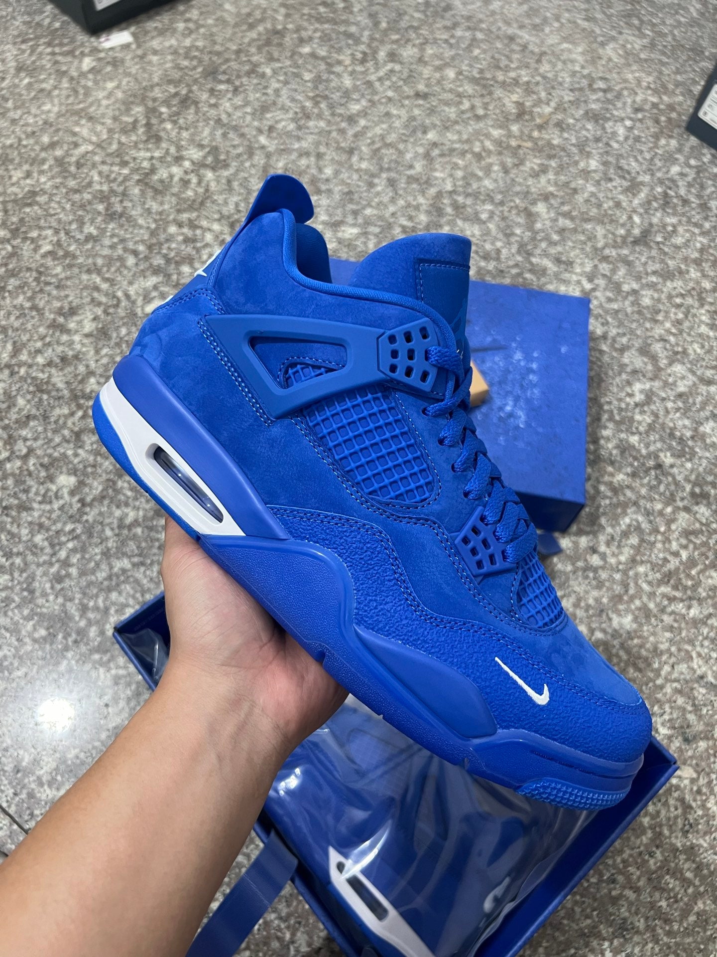 Air Jordan 4 Retro OG SP Nigel Sylvester Blue