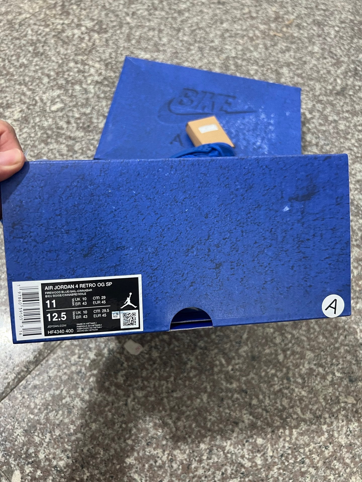 Air Jordan 4 Retro OG SP Nigel Sylvester Blue