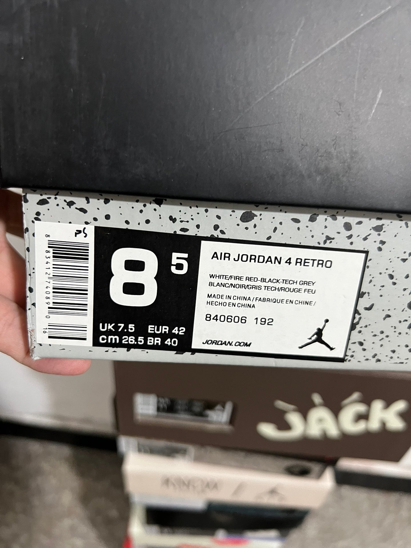 Air Jordan 4 white Cement