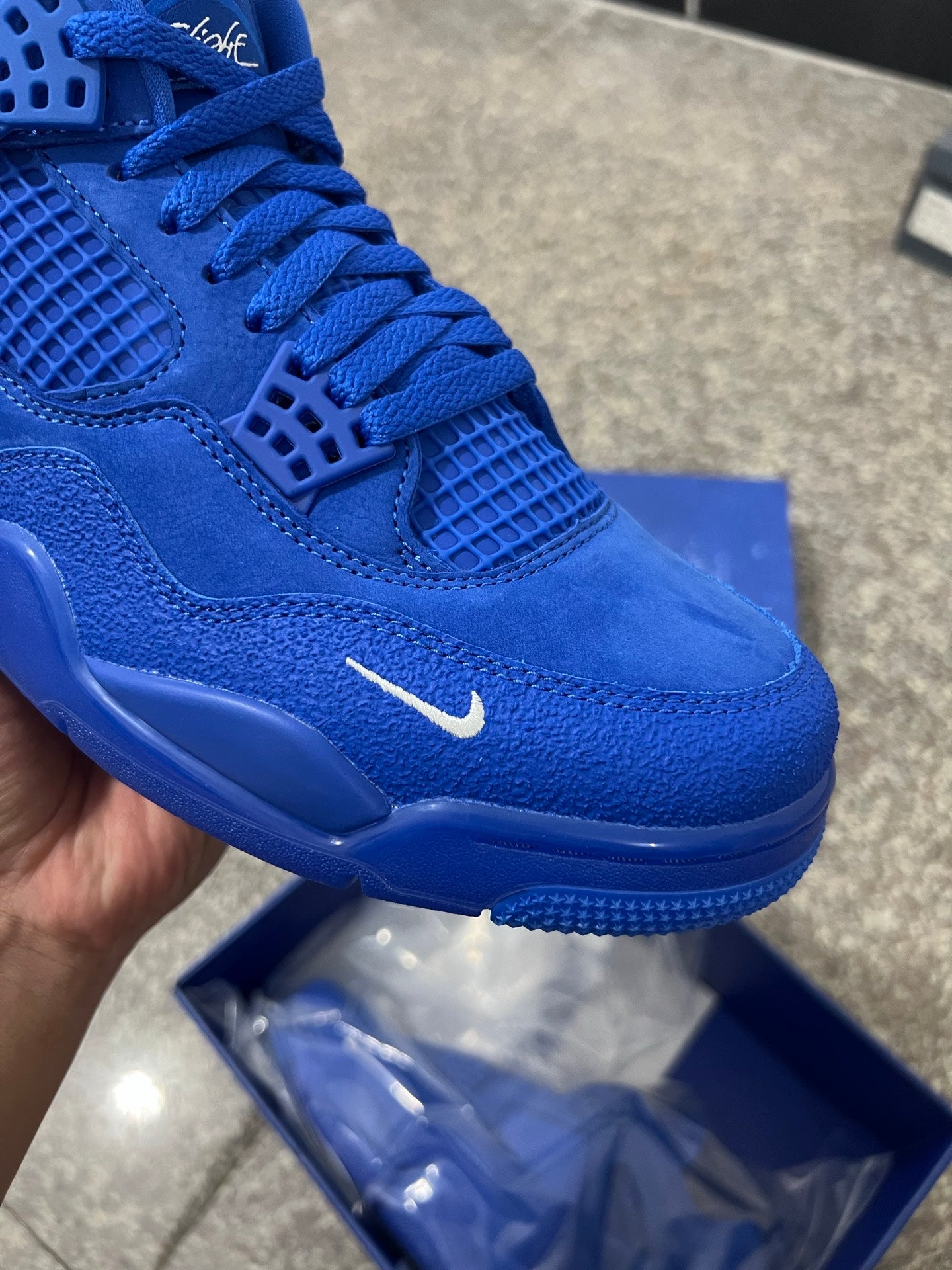 Air Jordan 4 Retro OG SP Nigel Sylvester Blue