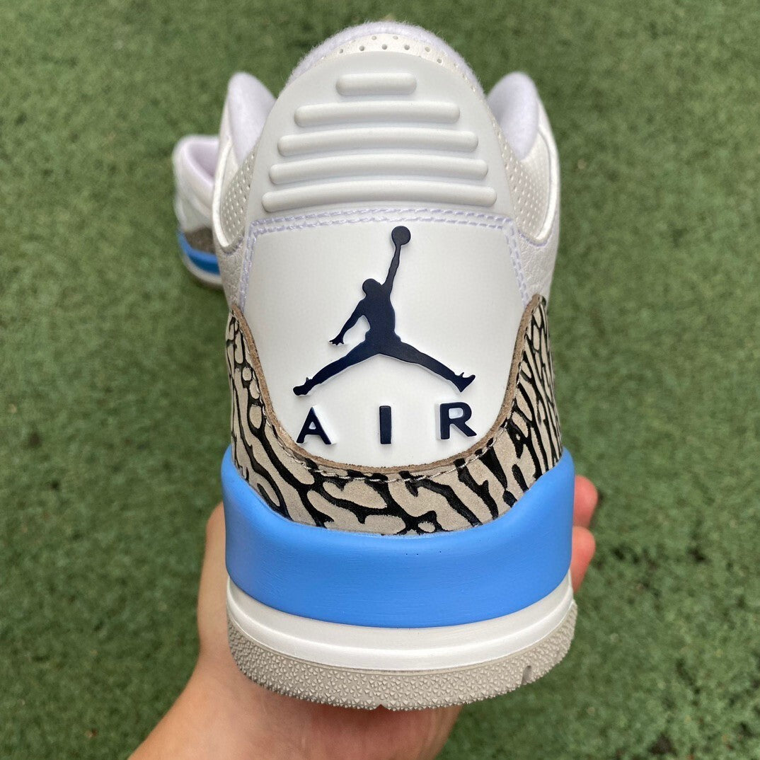 Air Jordan 3 white celeste