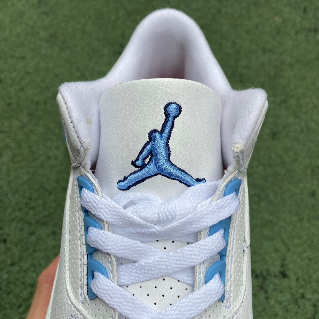 Air Jordan 3 white celeste