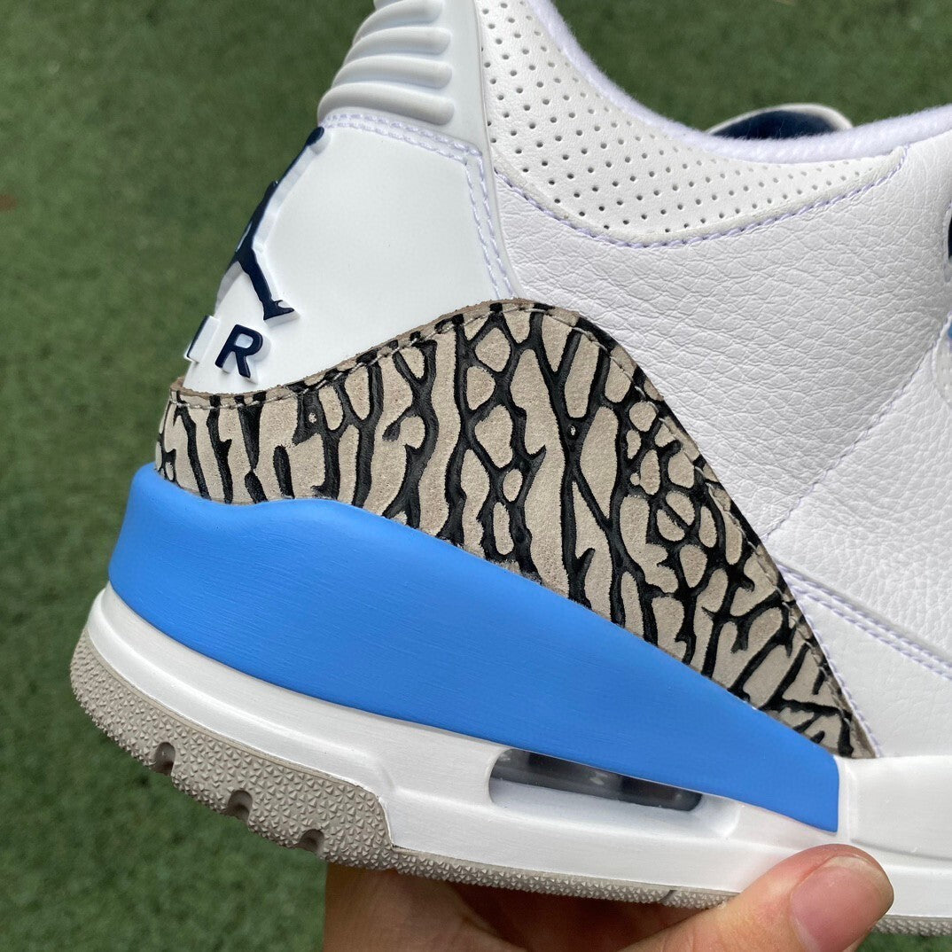 Air Jordan 3 white celeste