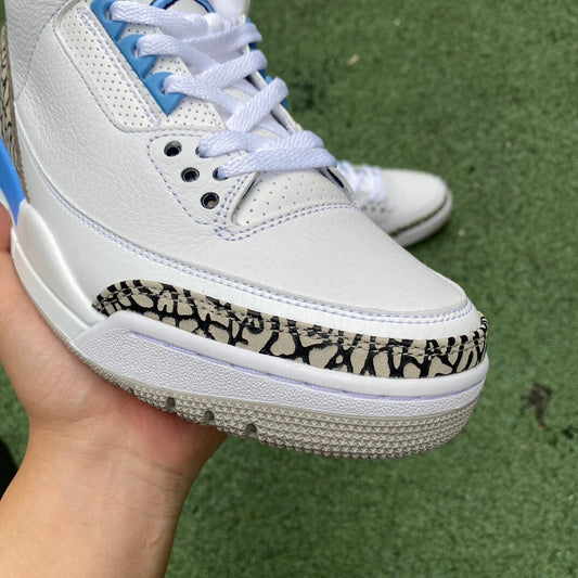 Air Jordan 3 white celeste