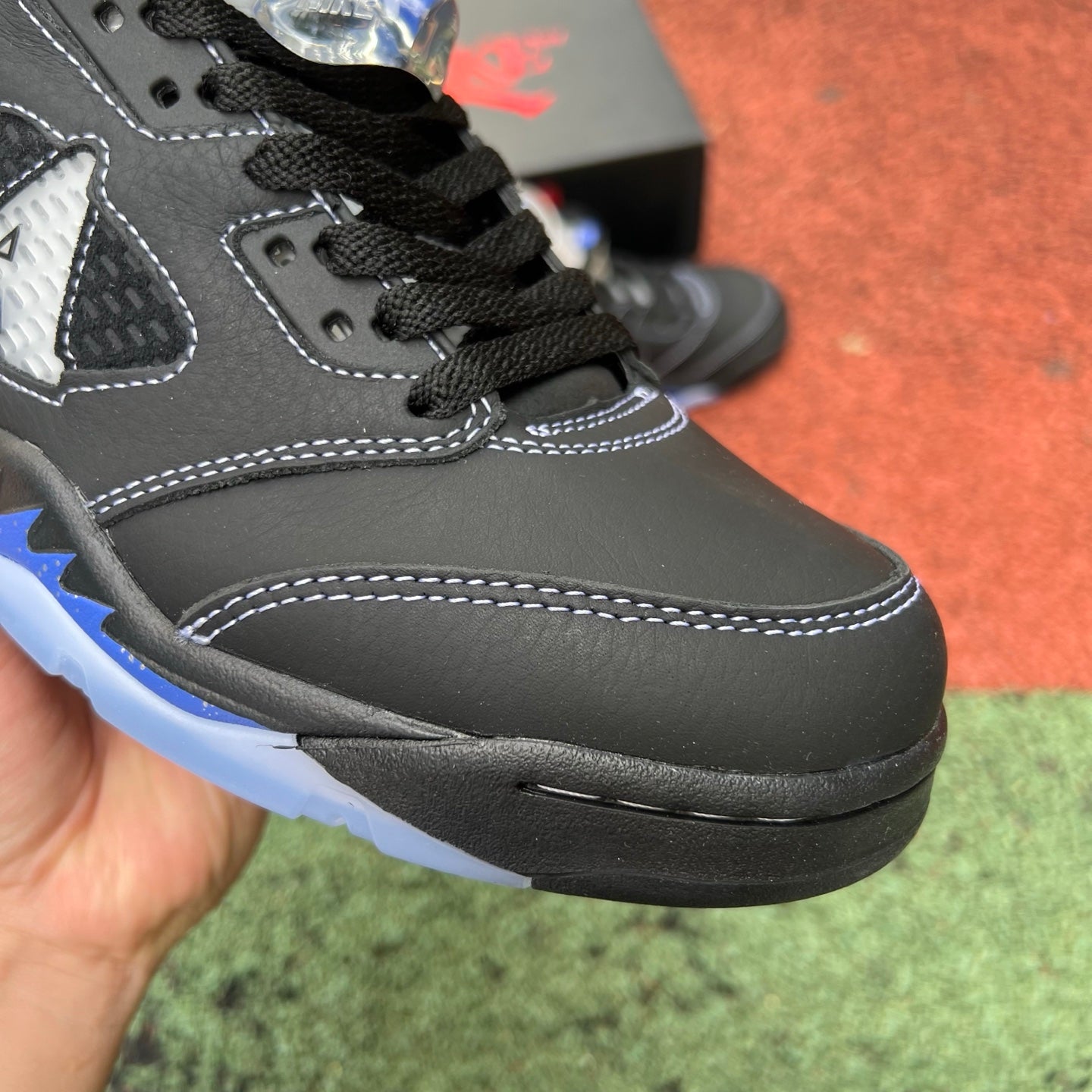 Awake NY x Air Jordan 5 "Black BLue"