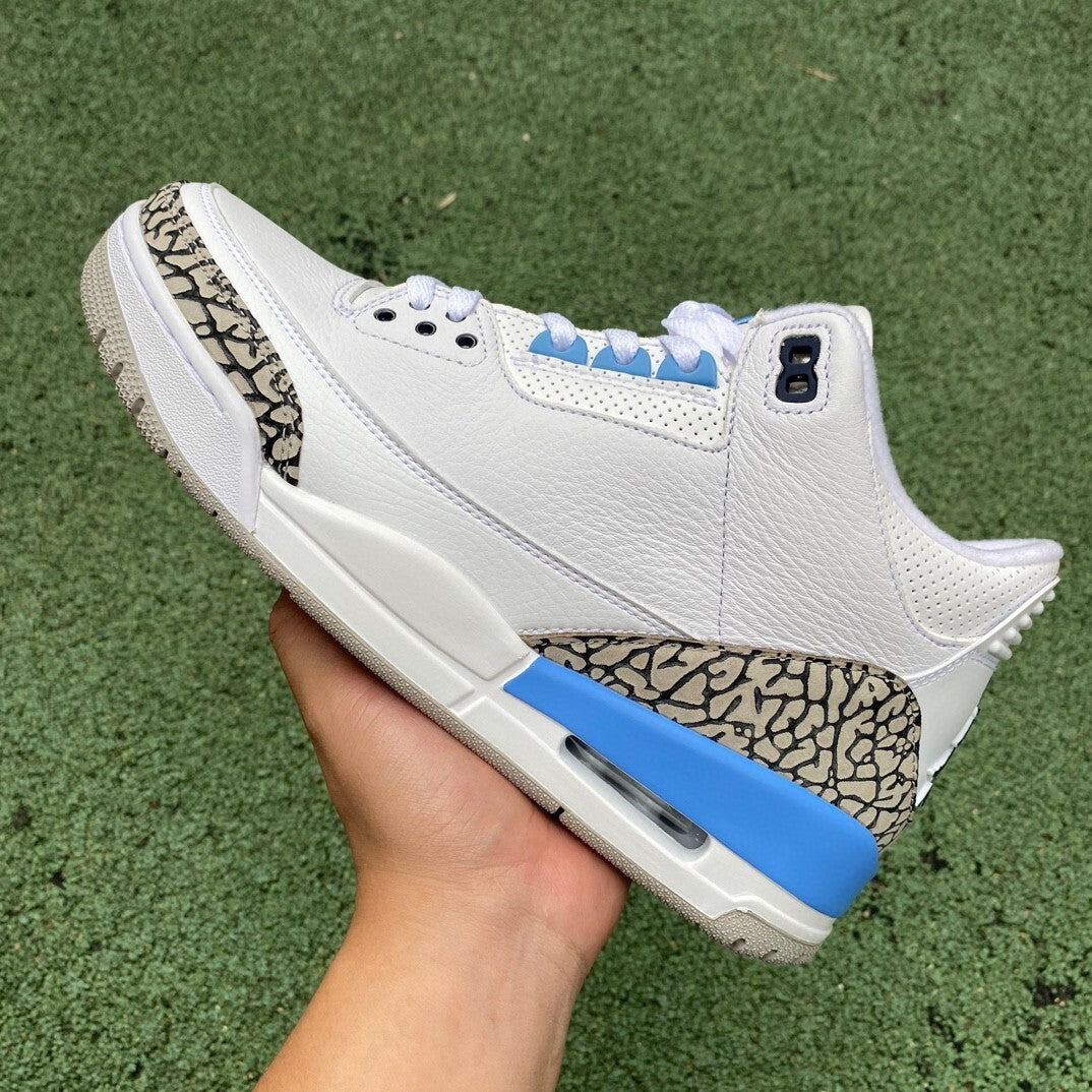 Air Jordan 3 white celeste