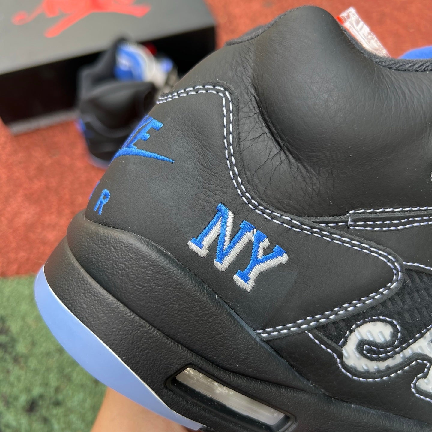 Awake NY x Air Jordan 5 "Black BLue"