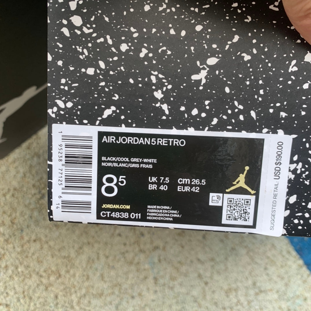 Air Jordan AJ5 Oreo