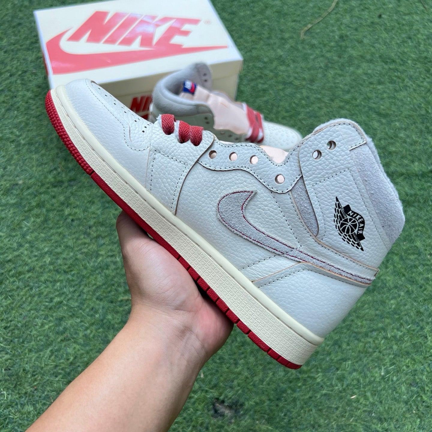 Air Jordan 1 alta Beige