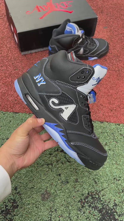 Awake NY x Air Jordan 5 "Black BLue"