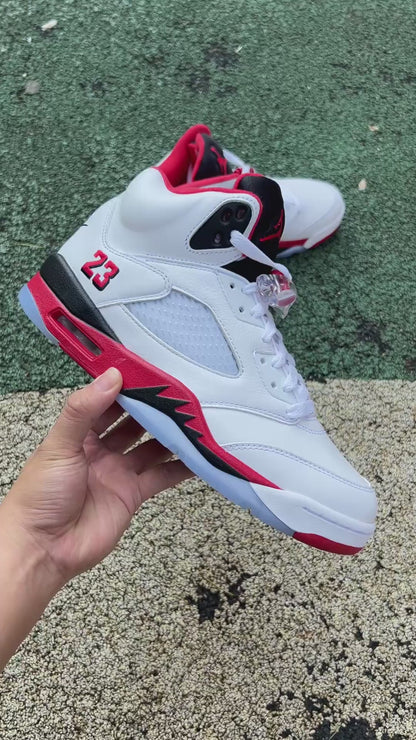Air Jordan 5 “Fire Red Black Tongue”