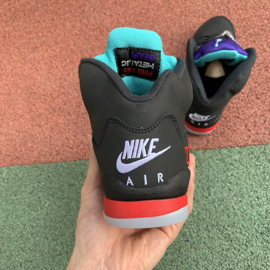 Air Jordan 5 AJ5 top3 "Black Purple"