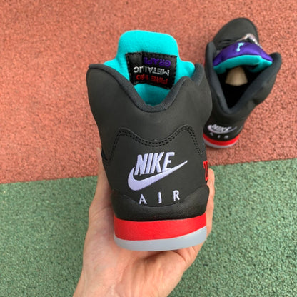 Air Jordan 5 AJ5 top3 "Black Purple"