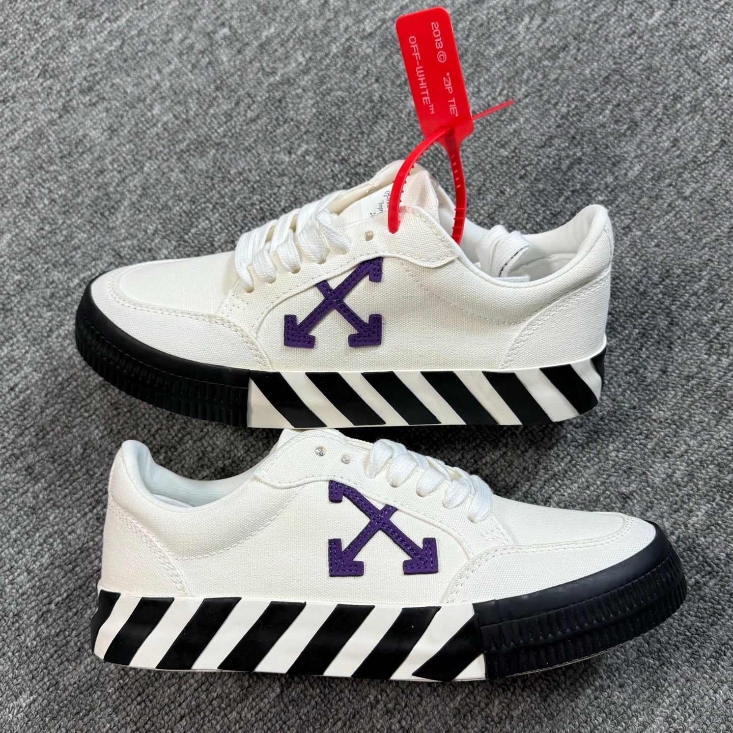 Vulcanized Black White Purple
