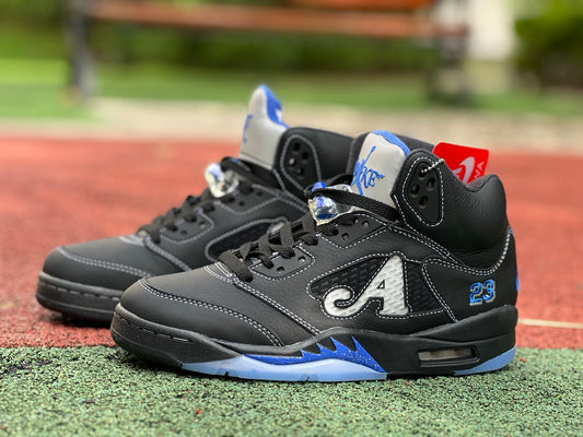 Awake NY x Air Jordan 5 "Black BLue"