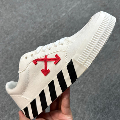 Vulcanized Black White Red