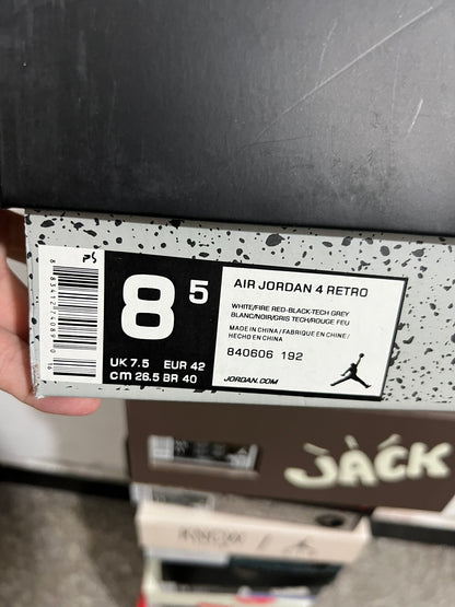 Air Jordan 4 white Cement