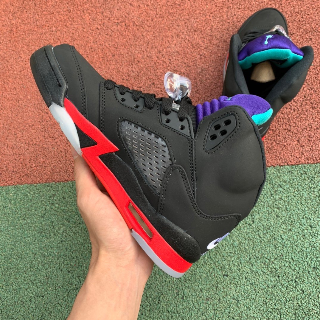 Air Jordan 5 AJ5 top3 "Black Purple"
