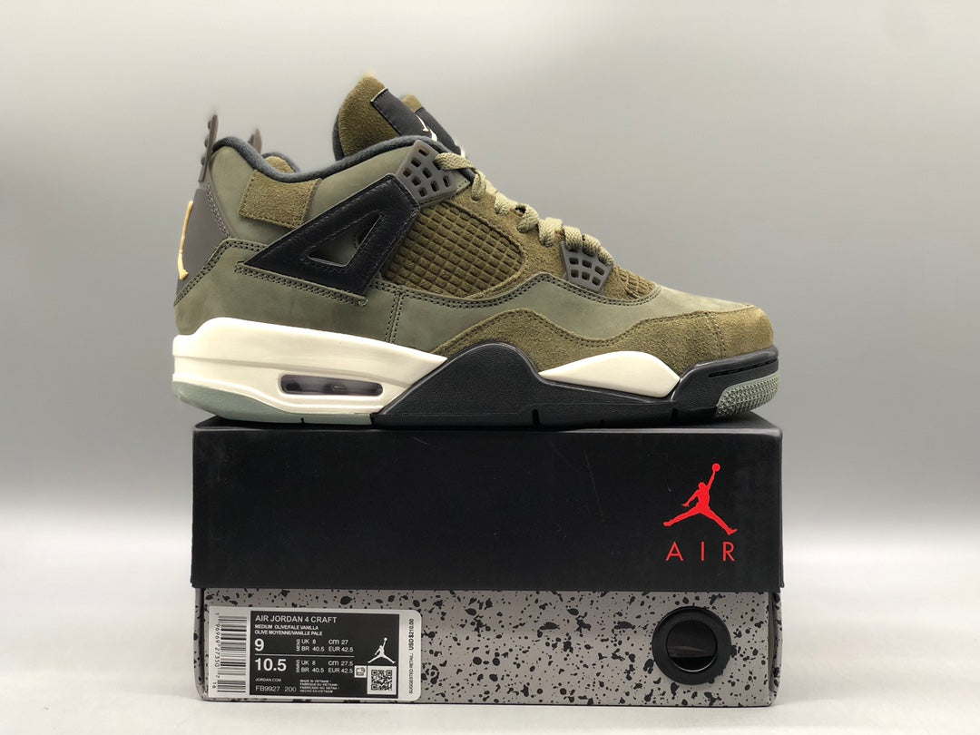Jordan retro 4 Oliva