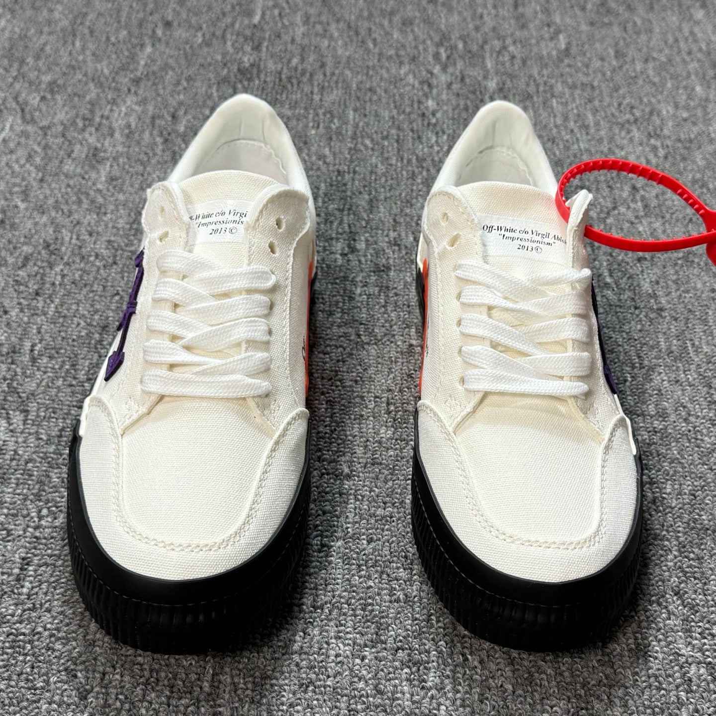 Vulcanized Black White Purple