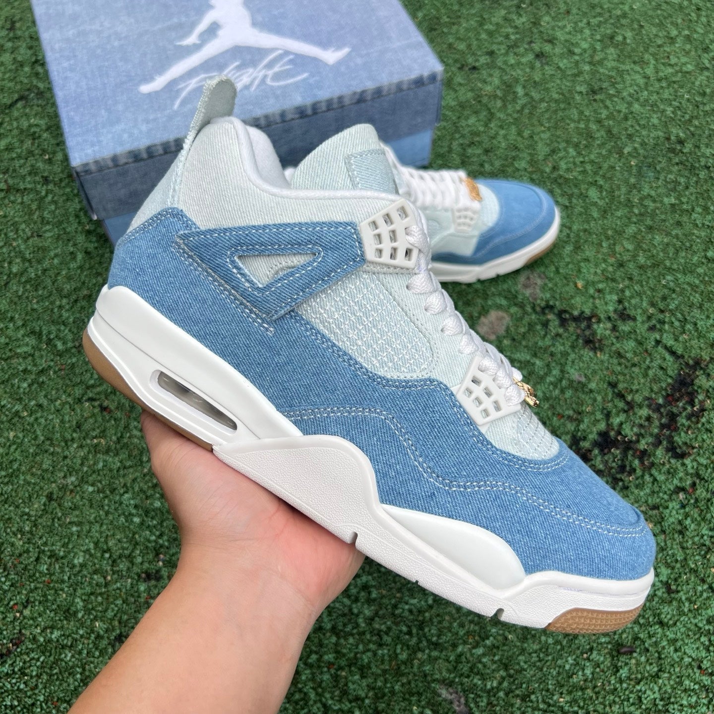Air jordan 4 retro Worn Blue