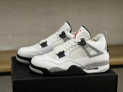 Air Jordan 4 white Cement